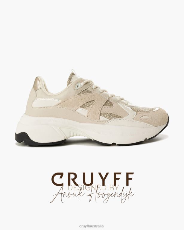 June Cruyff Women Cream R2H8T948 Sneakers